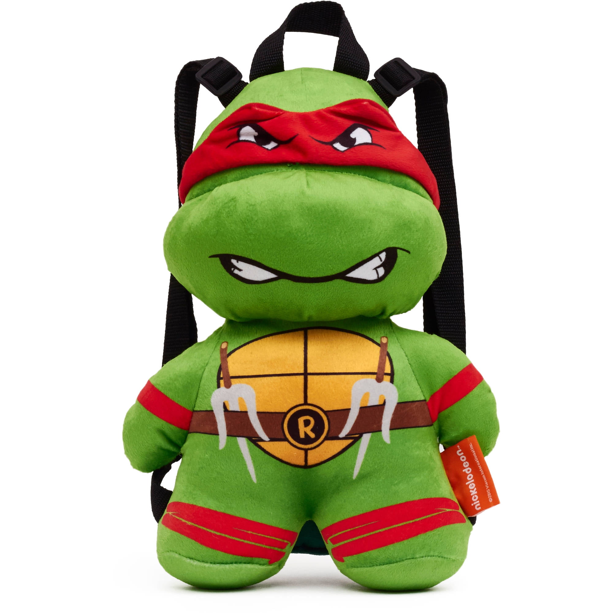 16" inches Teenage Mutant Ninja Turtles Raphael RED Full Body Plush Backpack 