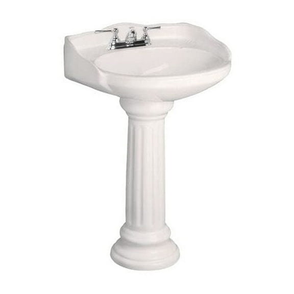 BarclayVicki Pedestal Lavatory, 4"cc,