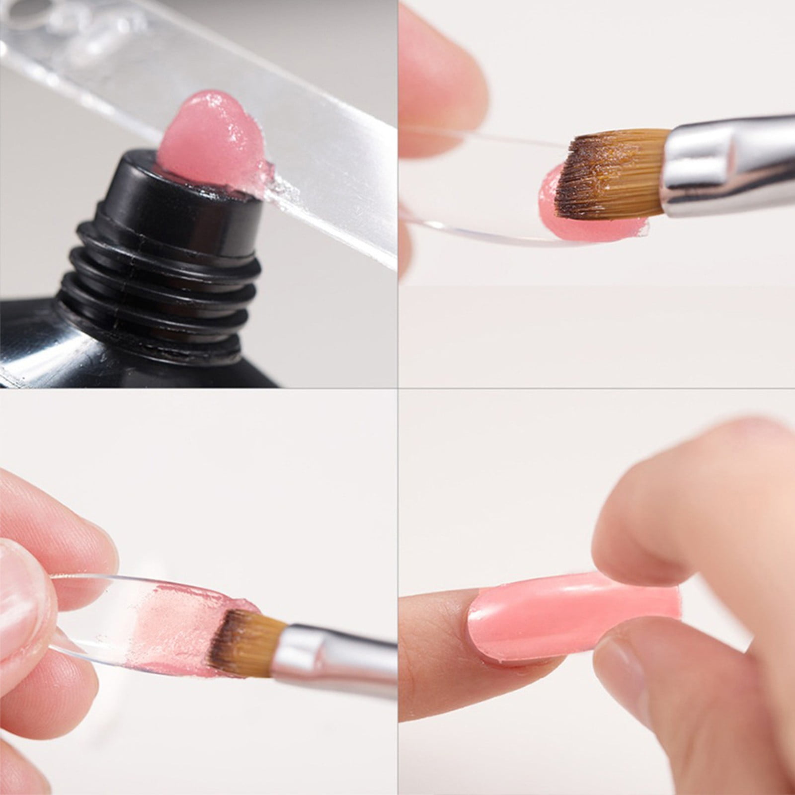 Finger Nail Polishes Sheer Gel Polish Acrylic Nail Stuff Pearls for Nails Nail Holder for Painting Nails Heart Glitter for Nails Gel Top Coat Face for Makeup Nail Packaging Nail Stuff for