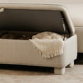 thumbnail image 7 of Moe's Home Collection Ichigo Storage Bench Light Grey Fabric, 7 of 7