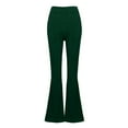 thumbnail image 6 of Leesechin Womens Pants Casual Trousersbell-bottoms Solid Waist Long Trousers, 6 of 8