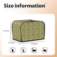 thumbnail image 5 of Lsque Taco Print 2 Slice Toaster Cover , Kitchen Appliance Dustproof Protector , Toaster Protector Dustproof Kitchen Appliance Cover, 5 of 7