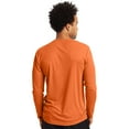 thumbnail image 4 of Hanes Mens Sport FreshIQ Cool DRI Long Sleeve Tee 2-Pack, L, Safety Orange, 4 of 4