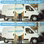 LaView N20 Security Wireless Camera System 1080P Indoor/Outdoor, White