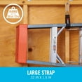 thumbnail image 6 of VELCRO Brand Easy Hang Strap | Heavy Duty Outdoor Storage Extension Cords, Cables, Tools, Bikes | Organization for Garden, Shed, RV, Large - up to 300 lbs, Black, 6 of 7