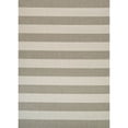 thumbnail image 2 of Couristan 2' x 11.75' Striped Indoor Outdoor Area Throw Rug Runner - Gray and Beige, 2 of 4