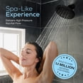 thumbnail image 4 of SparkPod 8" Matte Black High Pressure Showerhead, 4 of 8