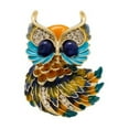 thumbnail image 5 of Vintage StyleS Drip Oil Owl Brooch Sophisticated Motifs Bagde For Coat Lapel Scarf Decoration Gift, 5 of 8