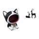 thumbnail image 1 of Elegante juego de figuras de resina de gato y ciervo para sala de estar, dormitorio, mesa, centro de mesa, adorno de escritorio, escultura decorativa, 1 of 8