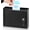 Textured Black, variant on Suggestion Box with Lock and Slot, Small Locking Mailbox for Office, Wall Mount Safe Money/Key Drop Box with 50 Free Suggestion Cards, 9.8" W x 3" D x 7" H, Black