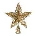 thumbnail image 3 of Adorno para copa de árbol de Navidad, adorno para copa de árbol de Navidad, adorno festivo con purpurina decorativa 25 cm de oro, 3 of 9