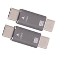 thumbnail image 4 of USB C Mâle à Mâle Adapter, en Alliage d'Aluminium Haute Résolution Portable 100W Charge Rapide Mini USB C Adaptateur pour PCs, 4 of 8