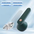 thumbnail image 4 of Fabric Shaver Relinta Eléctrica Removers 6 Cuchillas USB Recargables para Viajes en Casa, 4 of 9