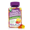 Fiber Advance Plant Based Prebiotic Fiber Supplement Gummies, Natural Fruit, 90 Count