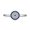 Style 2, variant on 14K Gold Over S925 Sterling Silver Evil Eye Ring with Moissanite and Sapphire,Protective Symbol Band,Chic Minimalist Jewelry for Women