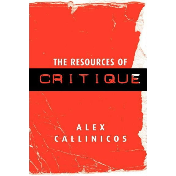 The Resources of Critique, (Paperback)