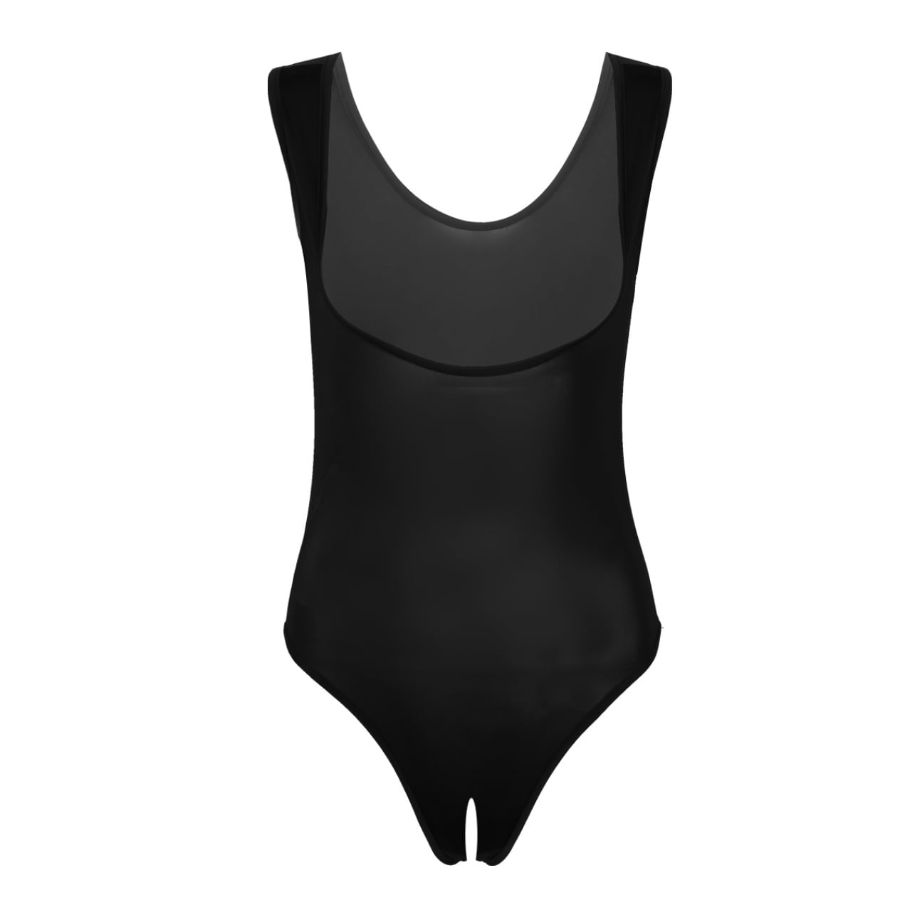 iEFiEL - iEFiEL Womens High Cut Thong Leotard Open Crotch Bodysuit ...