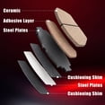 thumbnail image 3 of HUSCH Rear Ceramic Brake Pads Kit D1914 Fit For Buick Enclave 2018-2019, For Cadillac CT6 2016-2019, For Chevrolet Blazer 2019-2020, For GMC Acadia 2017-2020, 3 of 6