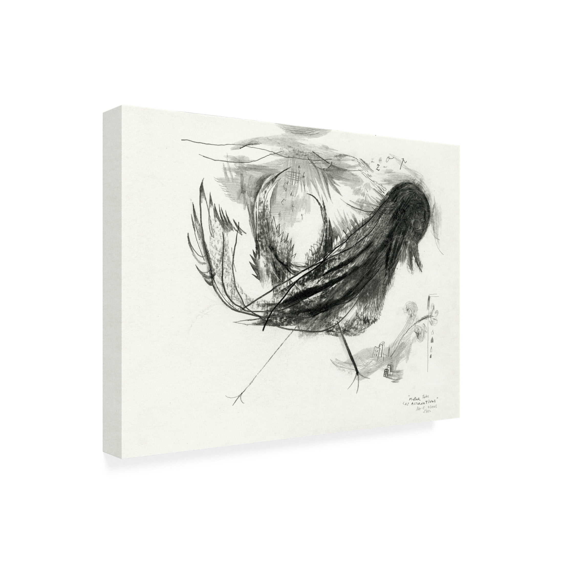 Trademark Fine Art Leonardo Flores  Kill All Alternatives. Canvas Wall Art