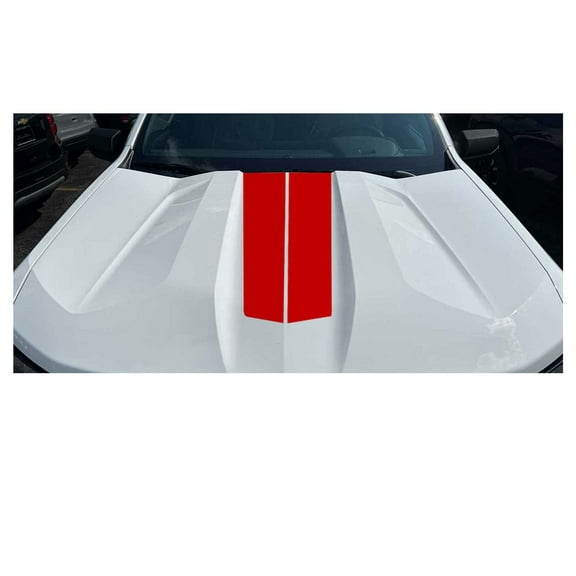 Chevy Colorado Red Rally Stripes Hood Decal 2023-2026 GM Licensed