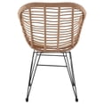 thumbnail image 4 of Manhattan Comfort Antibes 1.0 Steel Rattan 3-Piece Patio Conversation Set with Cushions in Cream, 4 of 5