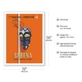thumbnail image 2 of Belgian Congo - South Africa - Sabena Belgian World Airlines - Vintage Airline Travel Poster by Hohet c.1950s - Bamboo Fine Art 290gsm Paper (Unframed) 12x16in, 2 of 4