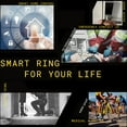 thumbnail image 3 of Smart Wedding Ring for Men and Women, Smart Wear Finger Digital Ring, Unique Design, Emergency Medical Alert ID, Comfort fit Mens and Women Ring-Integrated NFC Chip to Connect Android and Apple Phone, 3 of 7