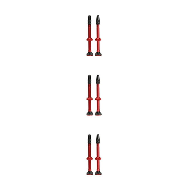 Yuarrent 2 piezas 60mm válvula de neumático sin cámara accesorios de válvulas de neumático piezas de repuesto Type4 NO4 Yuarrent CBP471114