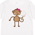 thumbnail image 4 of Inktastic Cute Volleyball Girl Monkey Girls Long Sleeve Toddler T-Shirt, 4 of 5
