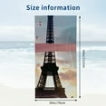 thumbnail image 3 of PHYHOO Eiffel Tower Paris Heart with Mat Large Pool Towels Blanket for Women Men Boys Girls. 30x60in, 3 of 8