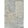 thumbnail image 5 of 7' X 10' Gray and Cream Abstract Distressed Area Rug, 5 of 7
