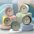thumbnail image 7 of Unique Bargains Vintage Alarm Clock with Nightlight White 4.3"L x 2.0"W x 6.4"H, 7 of 7