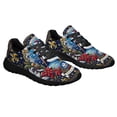 thumbnail image 6 of Louisiana Joyeux Noyl Pelican Feliz Navidad ChriStas Shoes Sneakers Black Size 9, 6 of 7