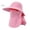 Pink-C, variant on Fishing Hat for Men and Women - Outdoor Wide Brim Sun Hat with Face Cover and Neck Flap for Summer Hiking, Beach, Garden, and Camping - Packable Outdoor Sun Hat (Sky Blue-C)