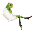 thumbnail image 2 of Transemion Decorative Frog Figurines Charming Ornaments For Home Decor Adding Touch Of Vitality To Home, 2 of 6