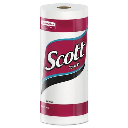 Scott Perforated 1-Ply Kitchen Towels, 128 sheets, 20 rolls