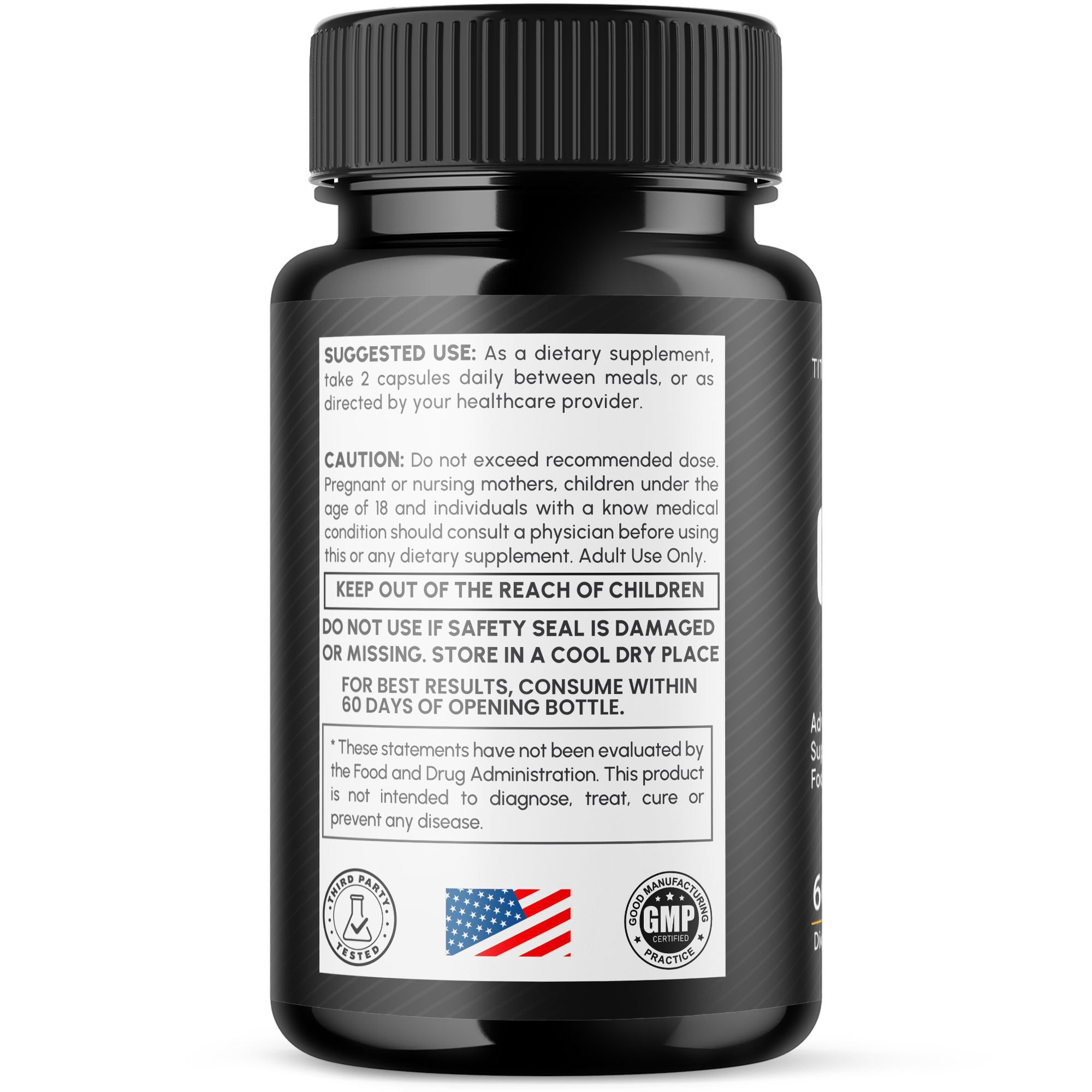 CogniHoney Advanced Brain Support Formula Supplement Cogni Honey Vitamins 60 Day Supply 120 Capsules