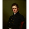 thumbnail image 3 of Rembrandt Peale 15x17 Black Modern Framed Museum Art Print Titled - Portrait of Commander Lewis Warrington (1801-02), 3 of 5