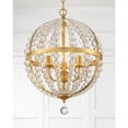 thumbnail image 3 of 3 Light Chandelier In Traditional And Contemporary Style 14 Inches Wide By 19.75 Inches High     -Traditional Installation Crystorama Lighting, 3 of 7