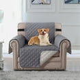 thumbnail image 2 of HomeDm Sofa Slipcovers Reversible Quilted Chair Cover Water Resistant Furniture Protector with Elastic Straps for Pets/Kids/Dog, 2 of 8