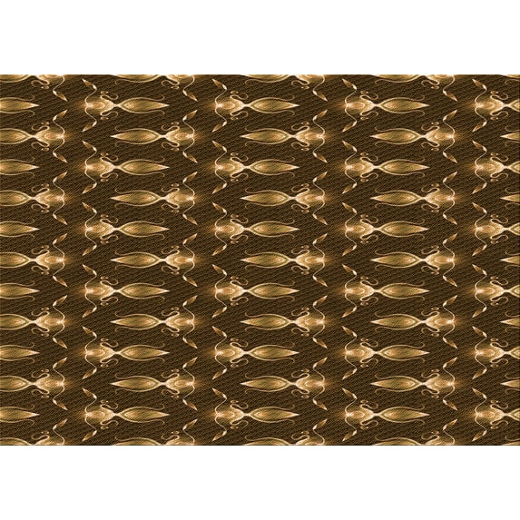 Ahgly Company Indoor Rectangle Patterned Light Brown Area Rugs, 4' x 6'