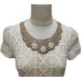 thumbnail image 2 of CAILDANL Detachable Blouse False Collar Sequins Pearl Flower Fake Collar Choker Peter Pan Necklace, 2 of 5