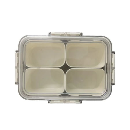 

cLKheng Food Storage Kitchen Essentials for New Home kitchen Clearance Items under 10 Dollars Deals Prime Plastic Divided Serving Tray With Lid And Handle Snack Box Charcuterie Container Portable Sn