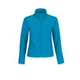 thumbnail image 1 of B&C - Chaqueta Softshell repelente al agua para mujer (Azul/gris), 1 of 1