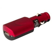 ifrogz Voltz - Car power adapter (USB) - red - for LG Axis, Thrive; Nextel i736; Nokia C7, N800, N810; Sony Ericsson C902, W580, W610