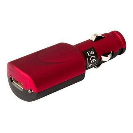 ifrogz Voltz - Car power adapter (USB) - red - for LG Axis, Thrive; Nextel i736; Nokia C7, N800, N810; Sony Ericsson C902, W580, W610