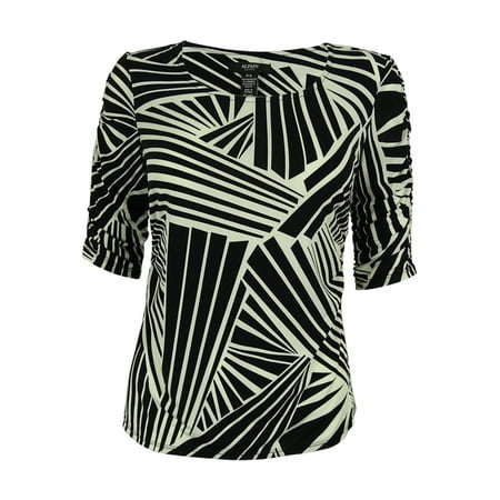 Women's Elbow Sleeve Ruched Top