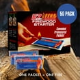 thumbnail image 2 of EZ FIRE FIRESTARTER for Fireplace, Campfire, or Grill, Safe, Fast, Gel Packets for Indoor or Outdoor Use, 50 Pack, 2 of 6