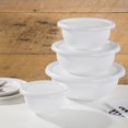 thumbnail image 2 of Sterilite 8 Piece Covered White Bowl Set, 2 of 2