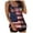 Z02-Brick Red, variant on Zhden Tankinis Swimwear for Women American Flag Tummy Control Tankini Swimsuit Scoop Neck 4th of July Tankini Sets for Women(Z01-Brick Red,XL)
